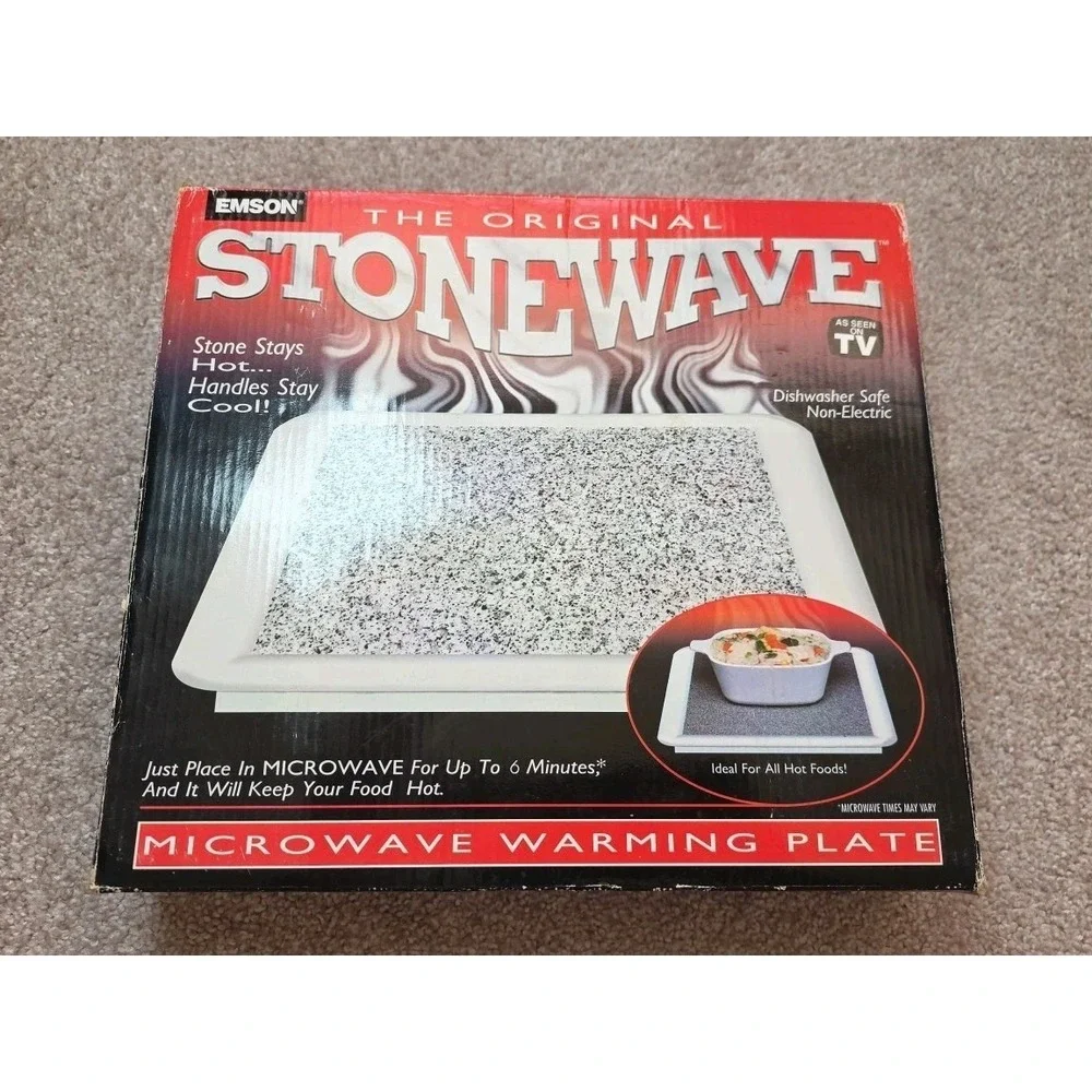 Emson Original‎ Stonewave Microwave Warming Plate - As Seen On TV